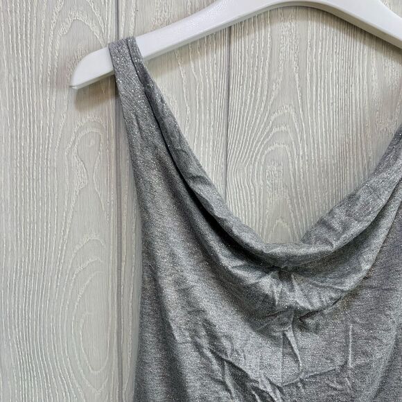 Chaser Gray Sparkle Glitter Tank Medium NWT - Picture 4 of 7